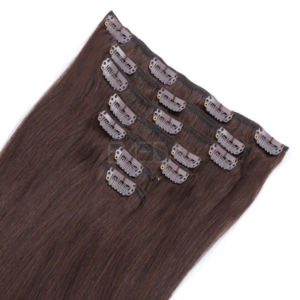 100 real human hair clip in extensions for hallowen XS051